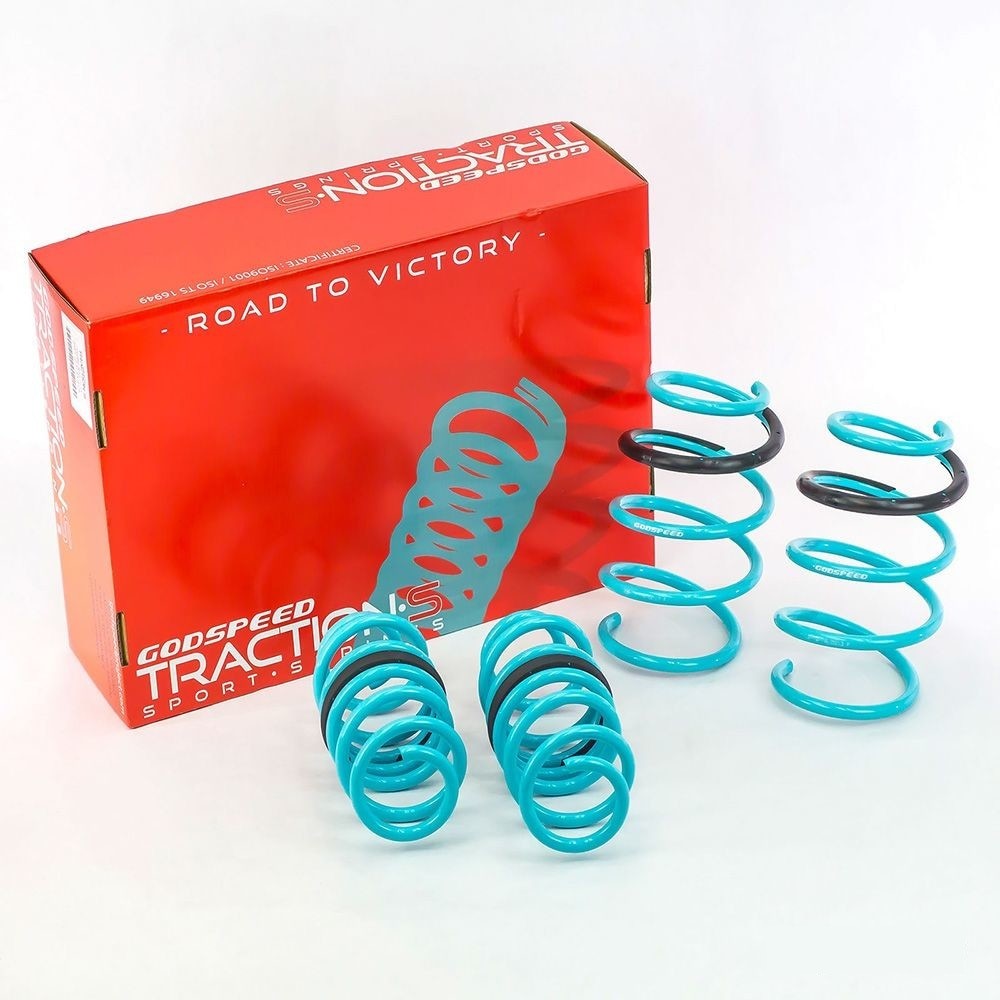 Godspeed Tractions-S Lower Lowering Spring for Toyota RAV4 FWD 13-17 2.0"F 2.2"R