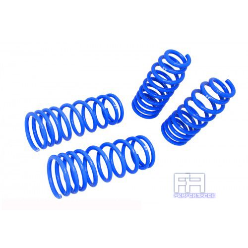 Manzo Lower Lowering Springs Kit Blue For 04-08 Acura TL UA6 / UA7 1.25"F 1.4"R