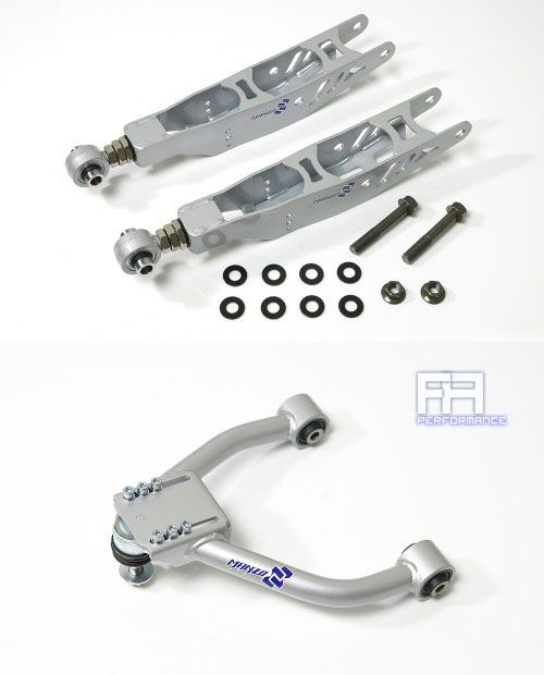 Manzo 4pc Front Camber +Rear Lower Control Arm IS250 IS350 06-13 GS300 GS350 06+
