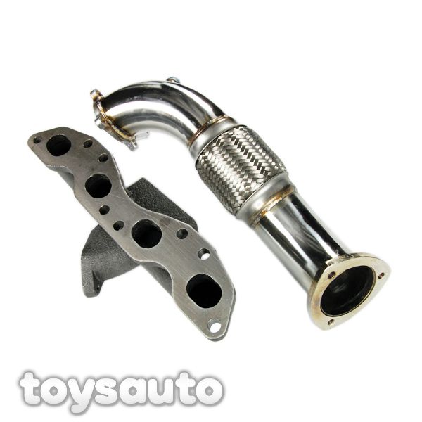 Rev9 T3 t4 Top Cast Turbo Manifold Downpipe for SR20det SR20