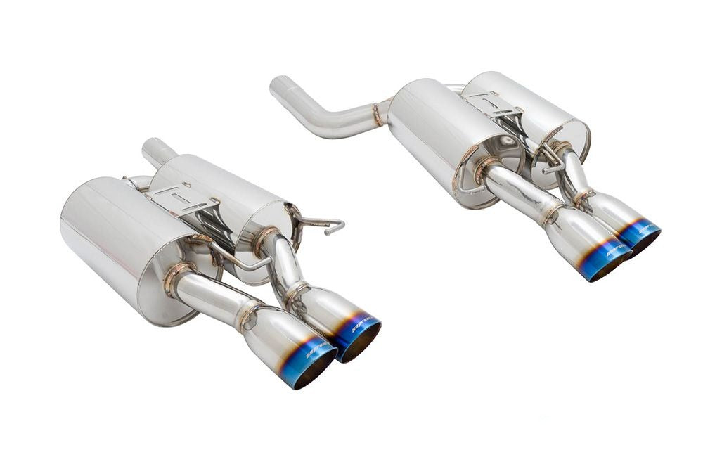 MEGAN 3.5" Quad Titanium Roll Tip OE RS Axle Back Exhaust for BMW E60 M5 06-10