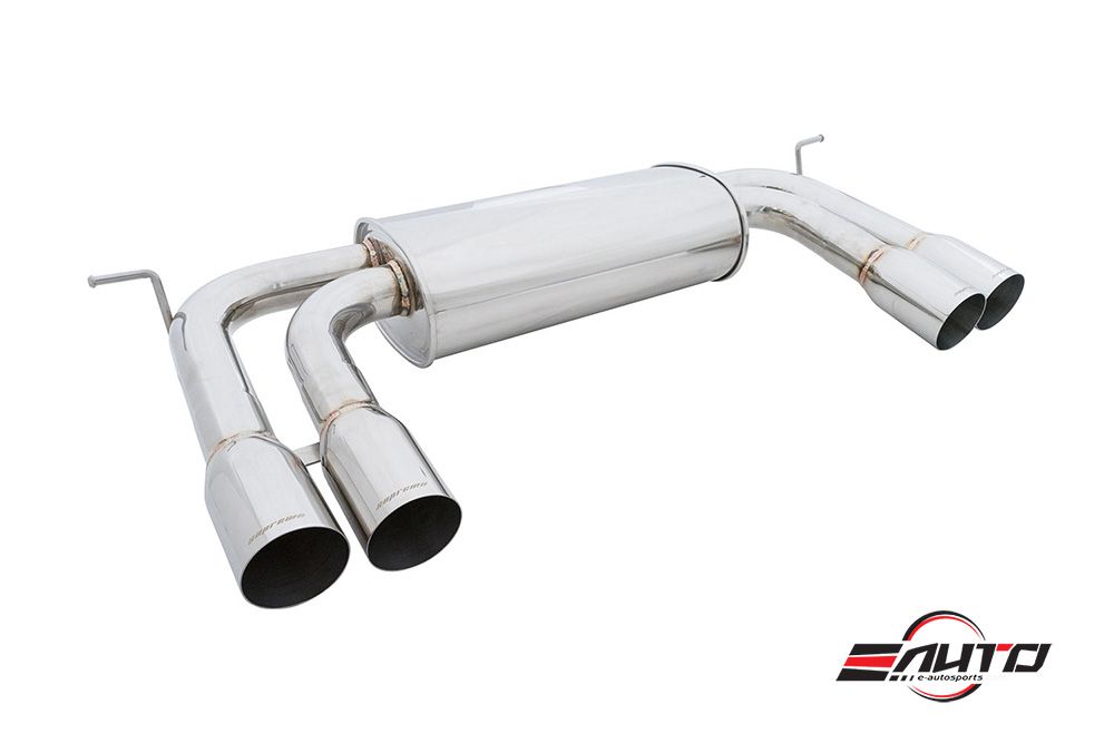 MEGAN 3.5" Quad Stainless Tips Axle Back Exhaust BMW E70 X5M E71 X6M M 10-14