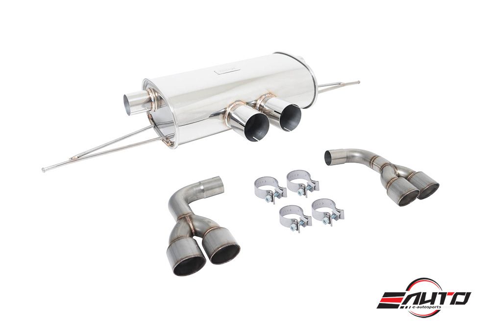 MEGAN Quad Raw Finished Tip Supremo AxleBack Exhaust for BMW F85 X5M F16 X6M M