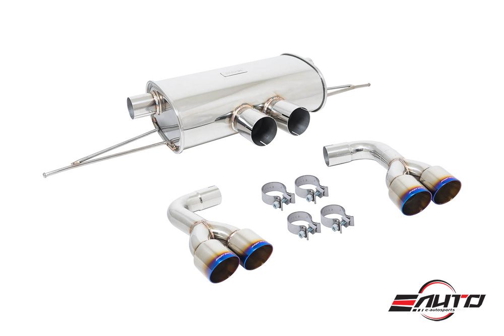 MEGAN Quad Burnt Roll Tip Supremo AxleBack Exhaust for BMW F85 X5M F16 X6M M