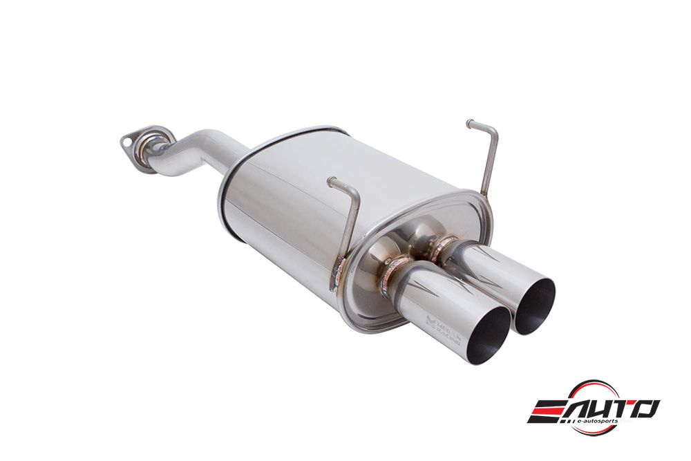 MEGAN 3" Dual Stainless Tip Axleback Exhaust Muffler for Civic SI EP3 02-05