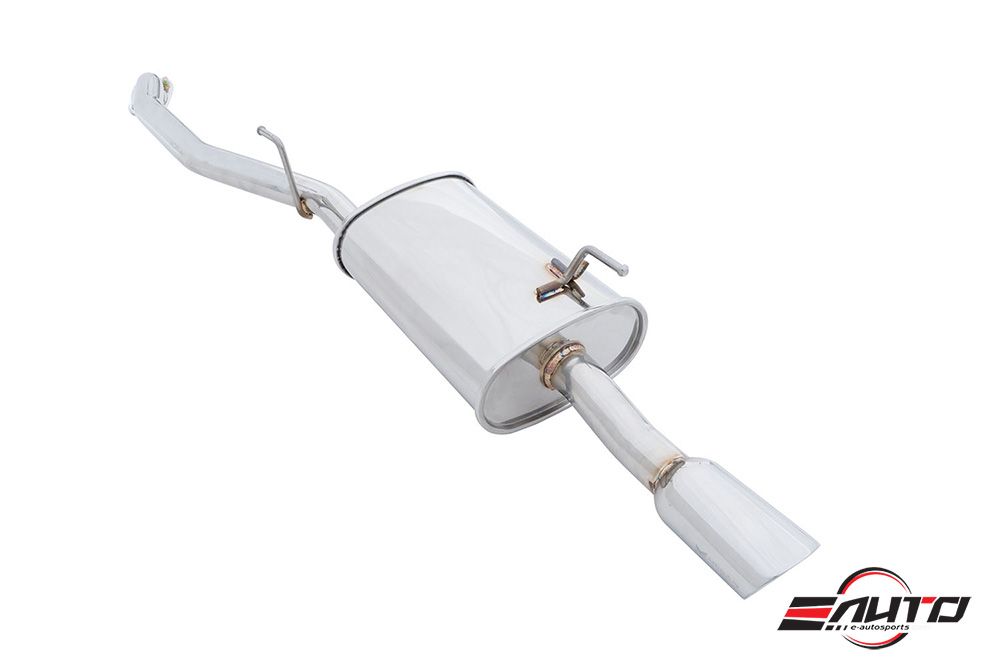 MEGAN 2.5x3.5" Stainless Roll Tip Axle Back Axleback Exhaust for Versa 13-16