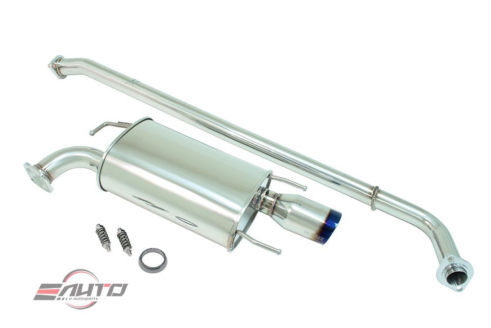 MEGAN 4" Burnt Roll Tip OE RS Catback Exhaust for Camry 12-14 2.5L L LE XLE