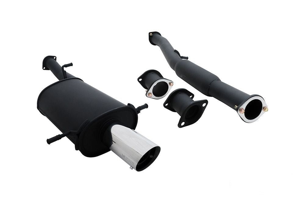 Megan 4" Stainless Tip Black Series Catback Exhaust for Subaru WRX STi 02-07