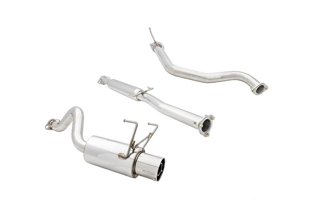 MEGAN 4" Tip Drift Catback Exhaust for Civic 92-95 DX Si VX Hatchback w/Silencer