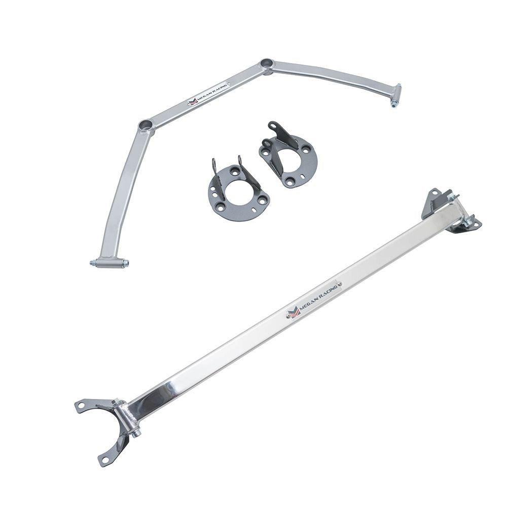 MEGAN Race Front+Rear Strut Tower Bar Brace for Miata MX5 16-17 *Club/Brembo Pkg