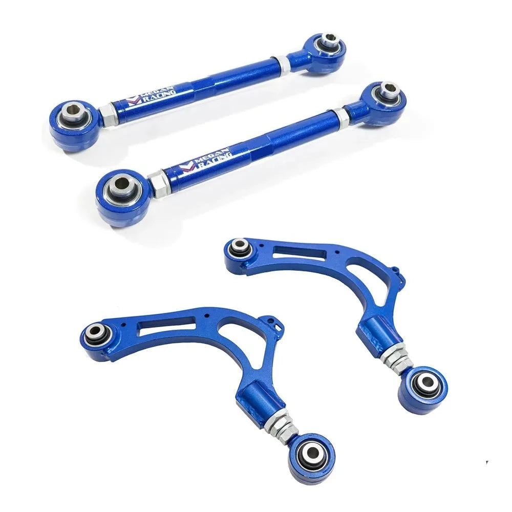 MEGAN 4pc Rear Camber + Toe Arm for Honda Civic 16-25, CRV 17-22