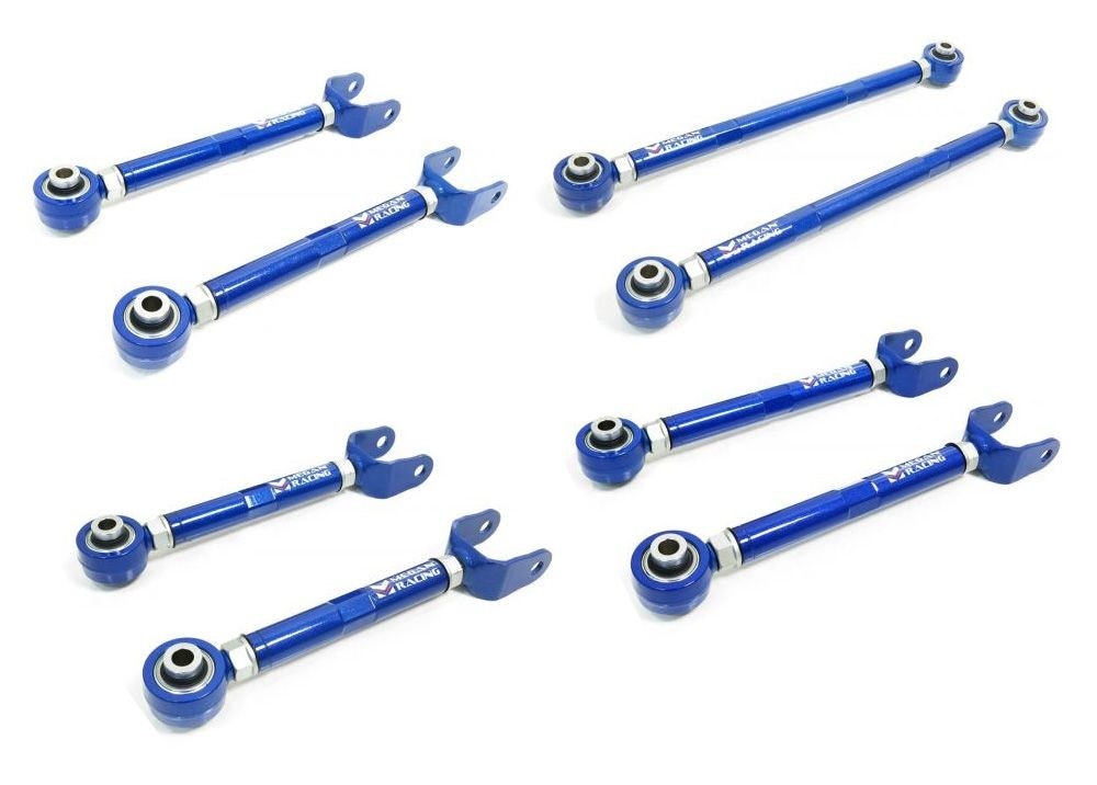 MEGAN 8pc Rear Upper +Lower +Toe +Camber Control Arm for Cadillac ATS 13-18