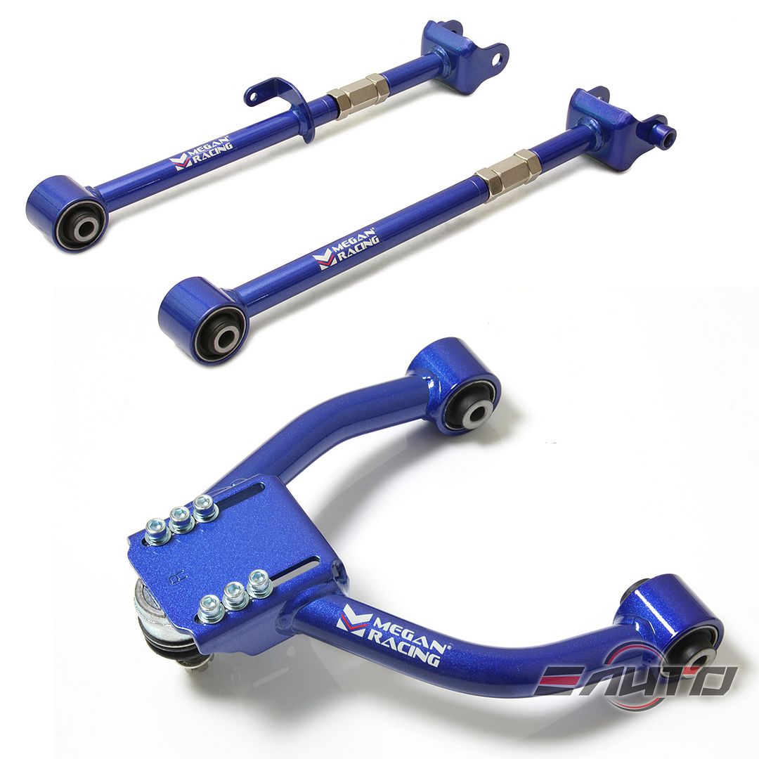 MEGAN 4pc Front & Rear Camber Control Arm for Honda Accord 08-12, TSX 09-14