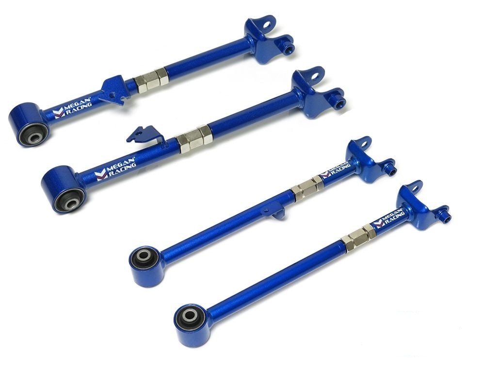 MEGAN 4pc Rear Camber + Traction Control Arm for Honda Accord 08-16