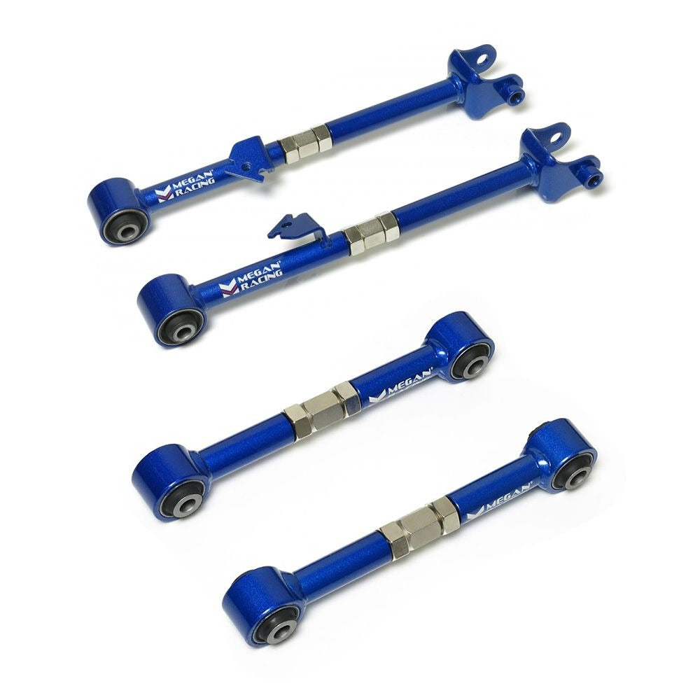 MEGAN 4pc Rear Traction + Toe Control Arm for Honda Accord 08-16