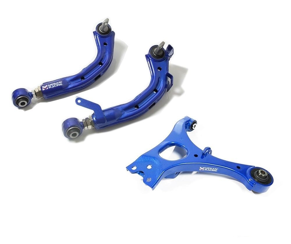 MEGAN 4pc Front + Rear Upper Camber Control Arm for Honda Civic 06-11
