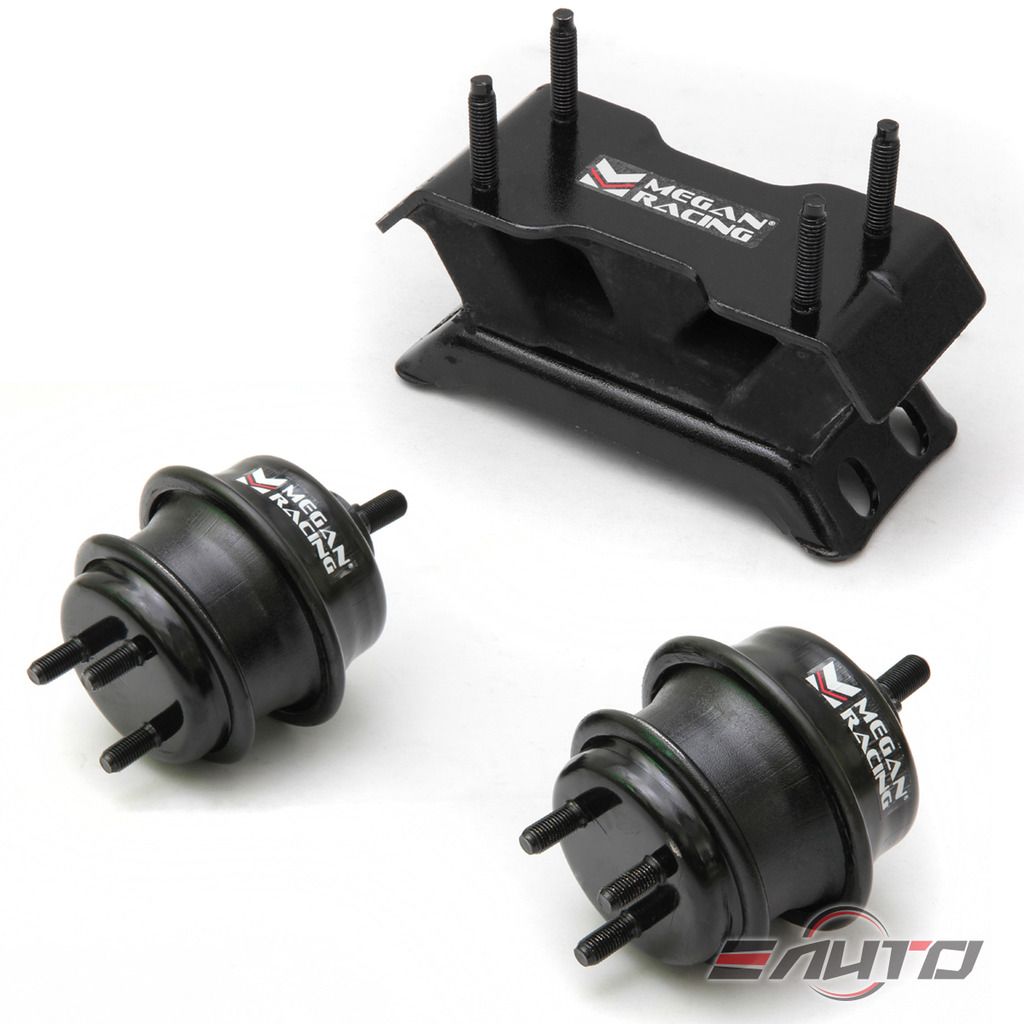 MEGAN 3pc 70A Engine Motor + Transmission Mount for Genesis Coupe 10-12 V6 MT