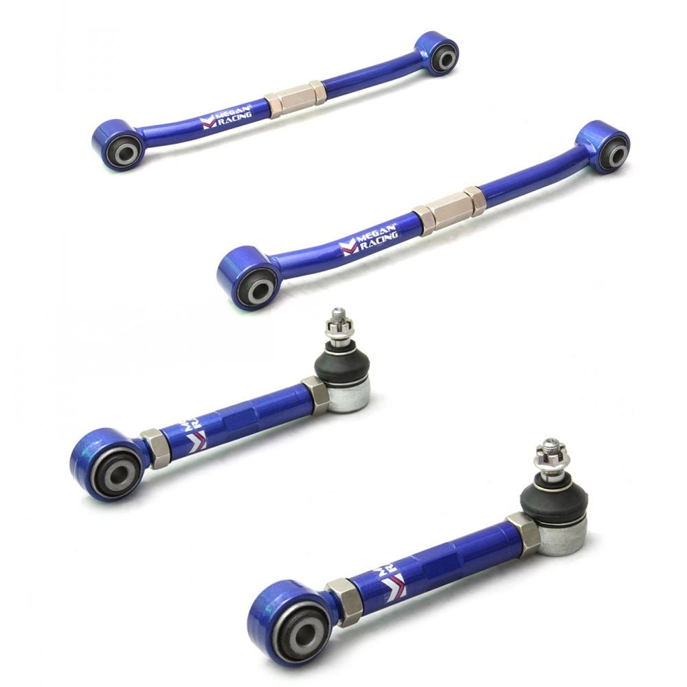 MEGAN 4pc Rear Upper Camber +Toe Control Arm for Kia Optima Hyundai Sonata 11-14