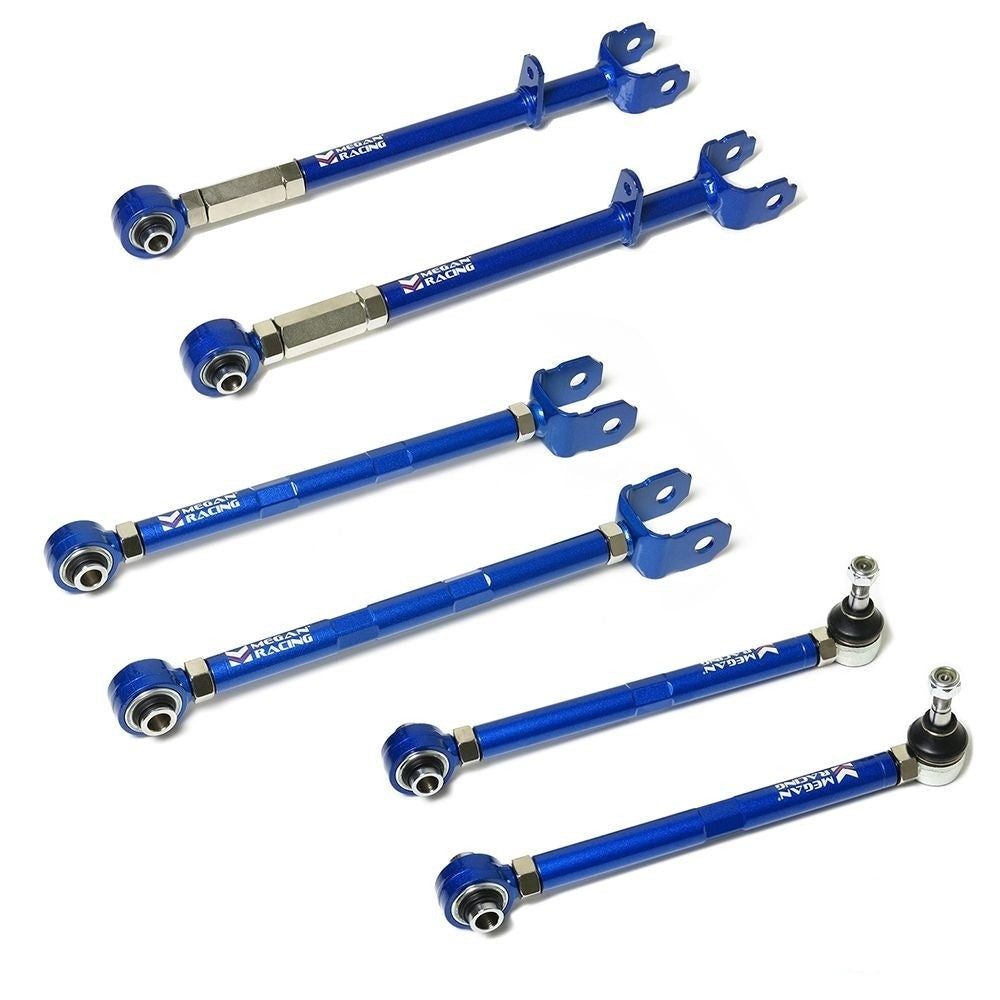 MEGAN 6pc Rear Toe + Trailing + Camber Control Arm for Lexus LS400 90-94 UCF10