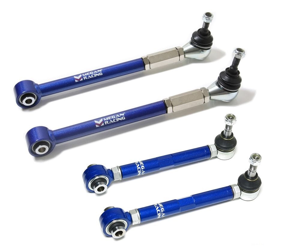 MEGAN 4pc Rear Traction + Toe Control Rod Arm for Lexus LS430 UCF30 01-06