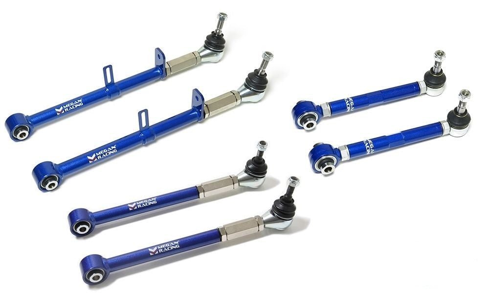 MEGAN 6pc Rear Lower Camber + Toe + Trailing Control Arm for LS430 UCF30 01-06