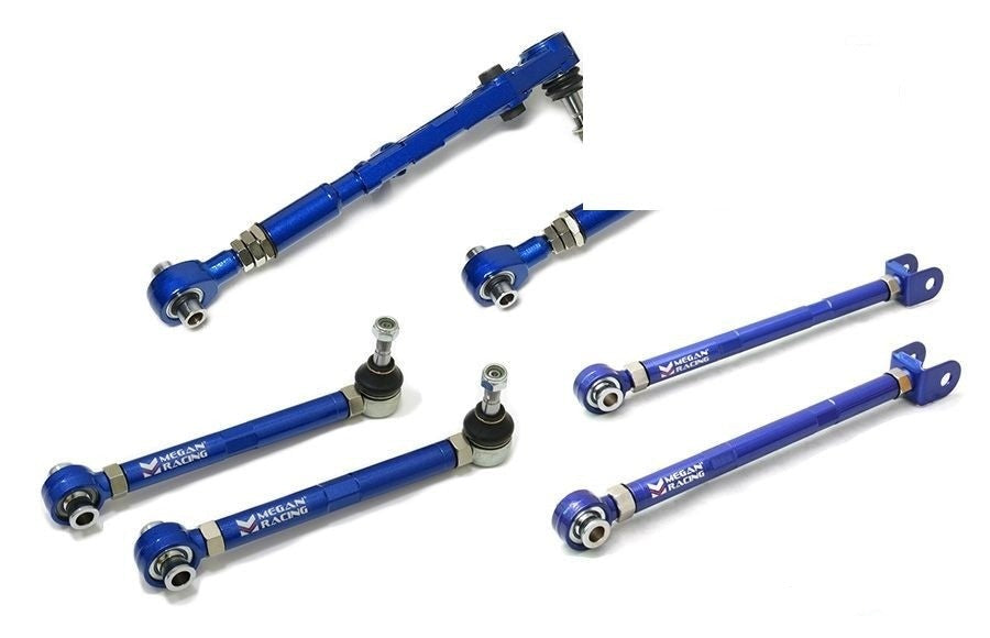 MEGAN 6pc Rear Camber + Toe + Traction Control Arm for Lexus SC300 SC400 92-00