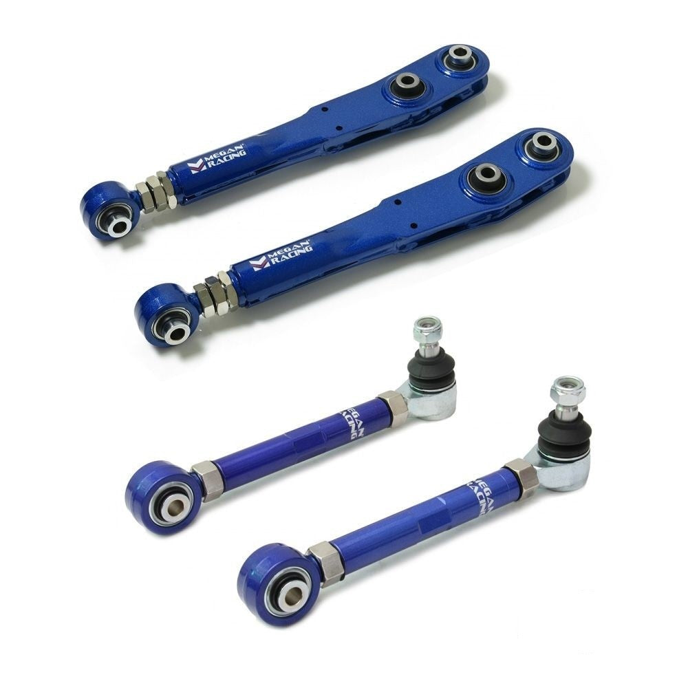 MEGAN 4pc Rear Lower Camber + Toe Control Arm for Evolution Evo VII VIII IX CT9A