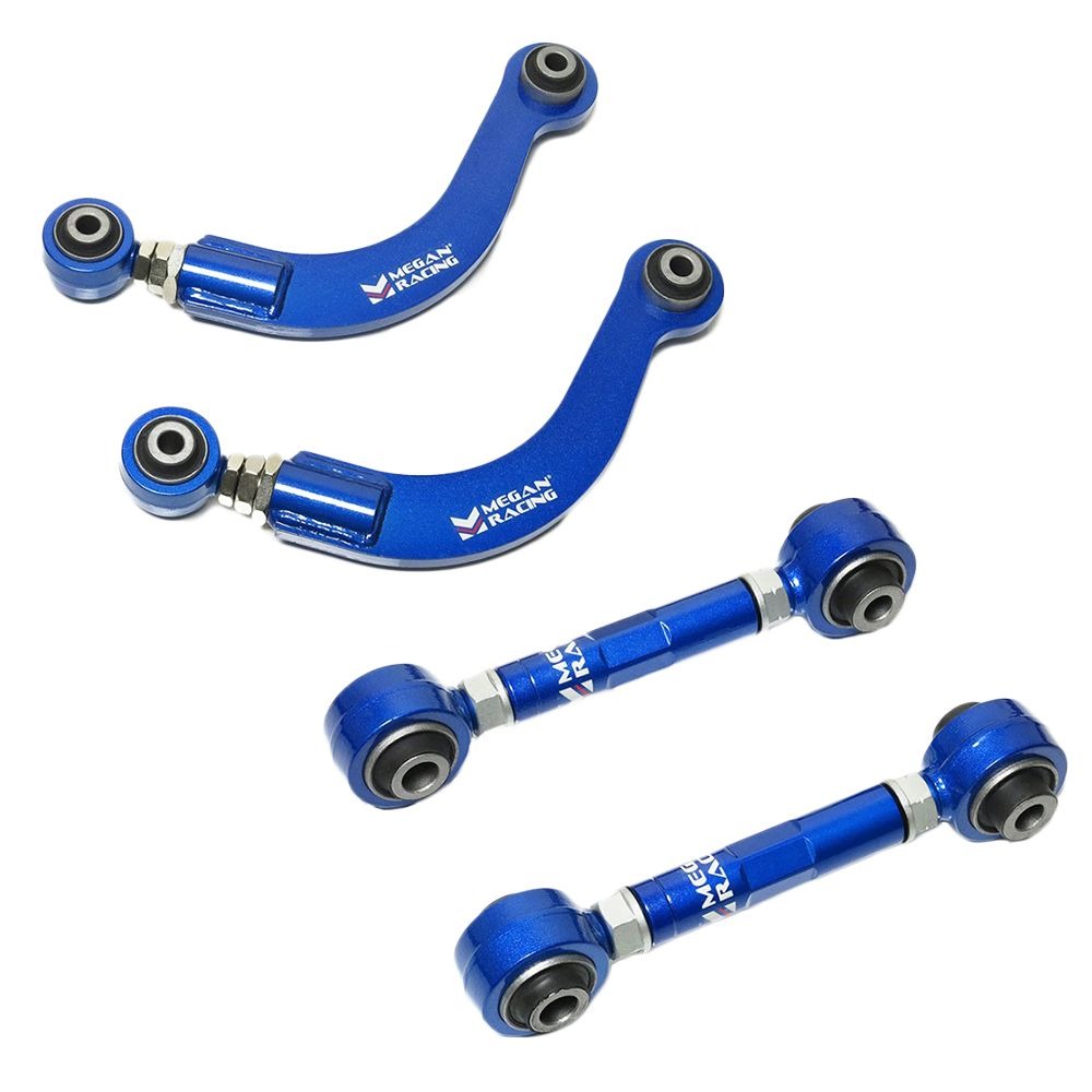 MEGAN 4pc Rear Toe + Upper Camber Control Arm for Mazda 6 Mazda6 GH 09-13