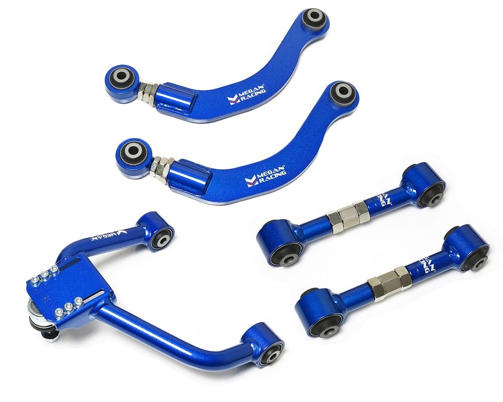 MEGAN 6pc Front + Rear Camber + Toe Control Arm for Mazda 6 Mazda6 GG 03-08