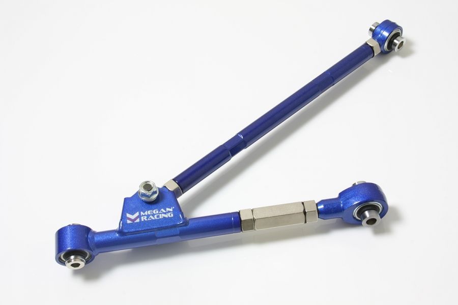 MEGAN 4pc Rear Lower Camber + Trailing Control Arm for Mazda RX7 RX-7 93-95 FD3S