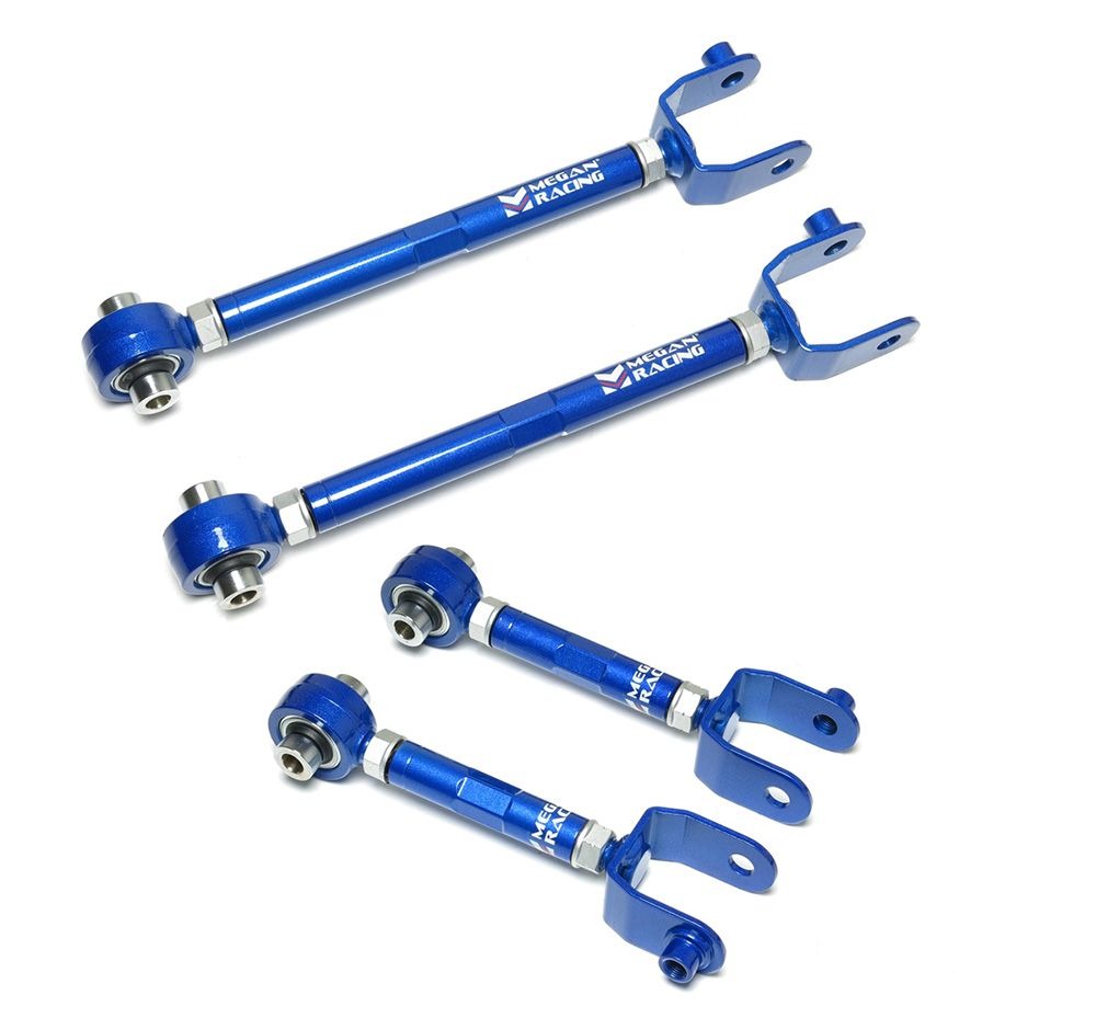 MEGAN 4pc Rear Upper+Lower Camber Control Arm for Mazda Miata MX5 MX-5 16-19 ND