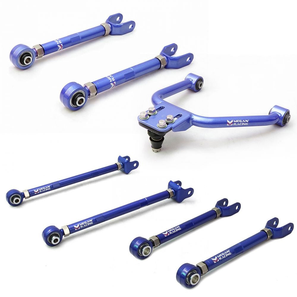 MEGAN Front Rear Camber + Lower Control + Radius Caster Arm for 350z Z33 G35 RWD
