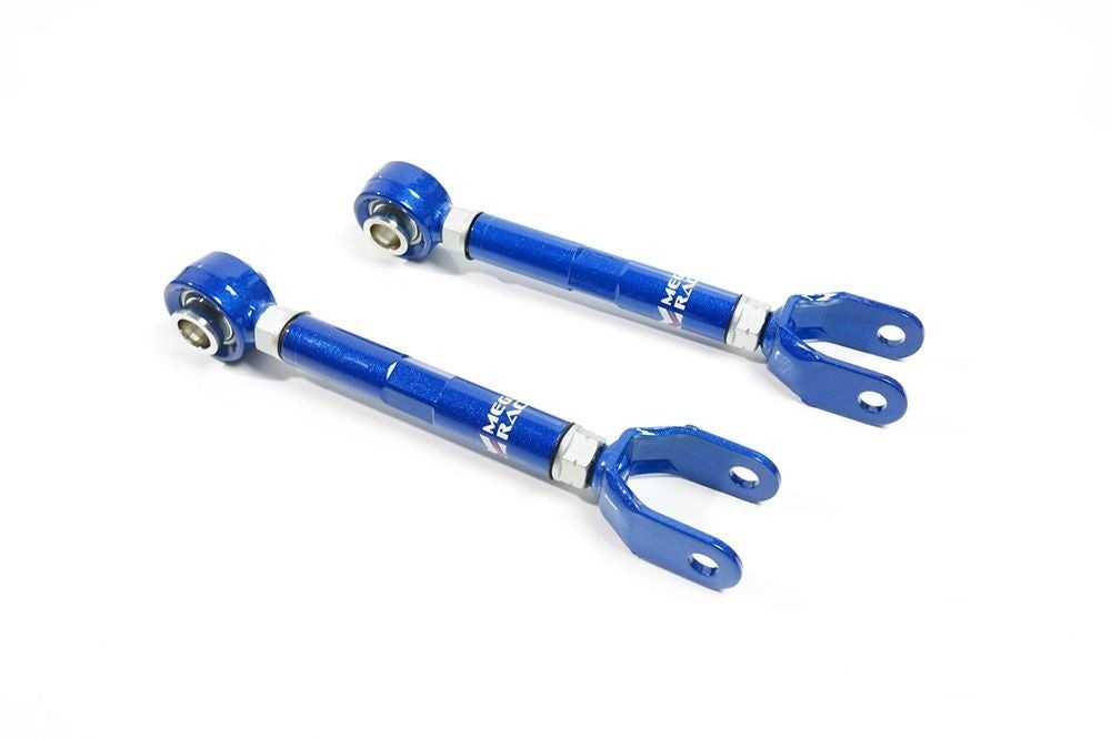 MEGAN 2pc Rear Traction Rod Arm for 370z Fairlady G35 G37 4D 07-13 2D 08-13 RWD