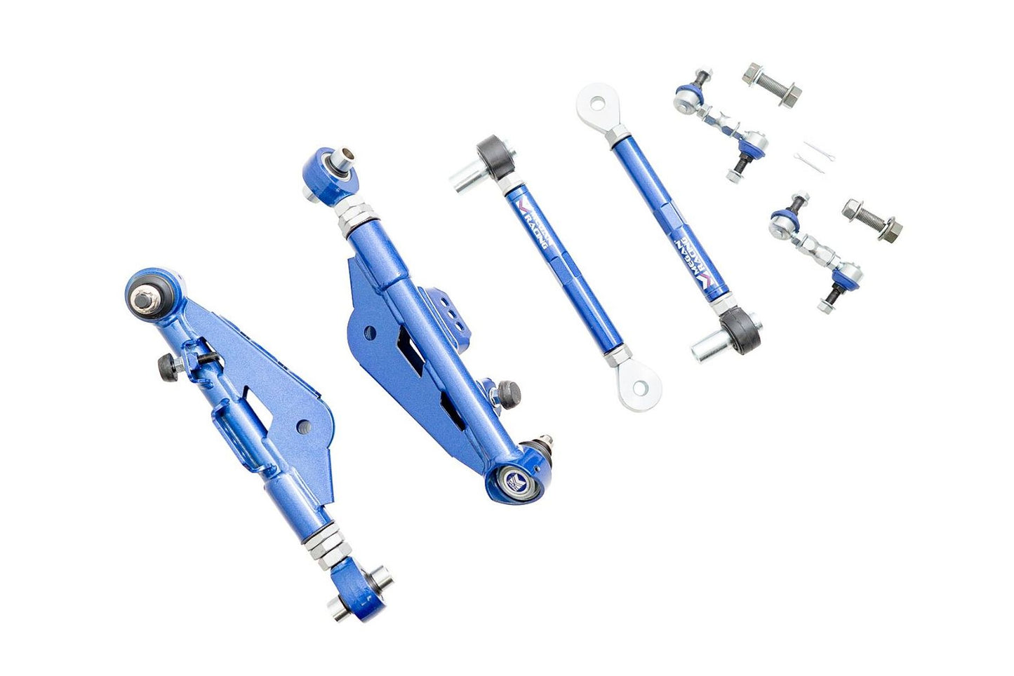 MEGAN 4pc Front Lower Control + Tension Rod Arm for 240SX 95-98 Silvia S14 S15