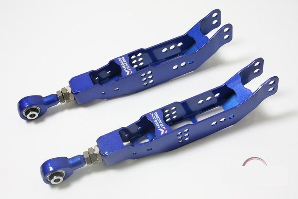 MEGAN 2pc Rear Lower Control Arm BRZ FRS WRX STi Legacy Outback Forester - 2"up