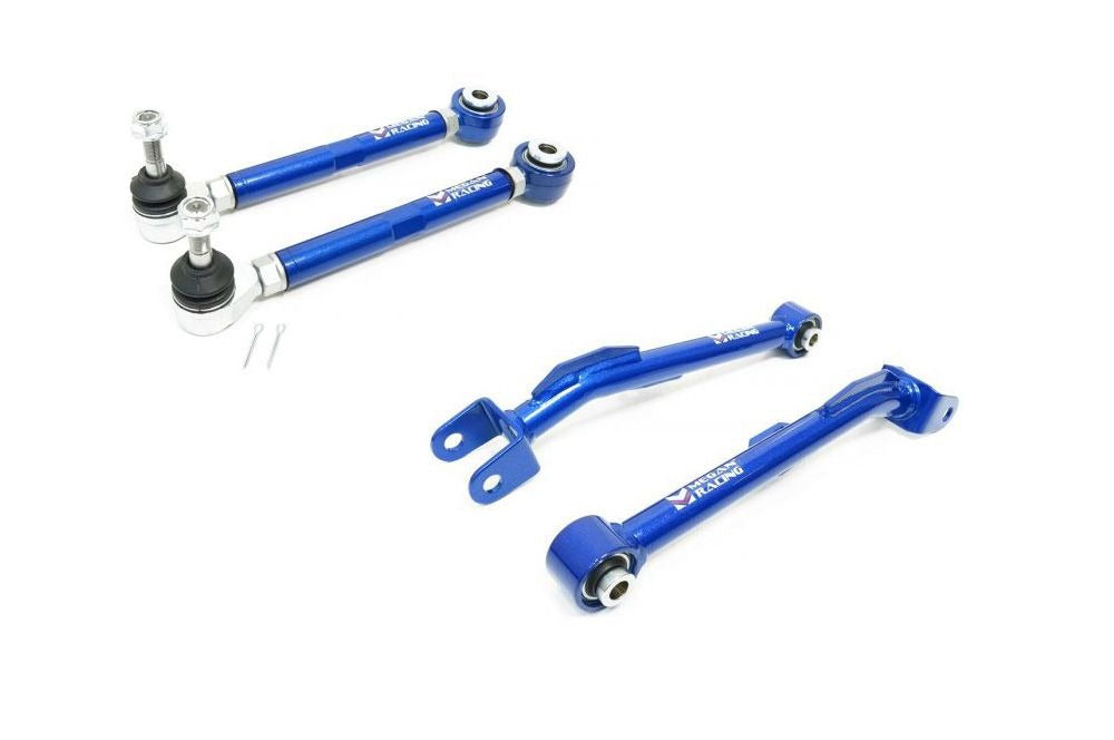MEGAN 4pc Rear Trailing + Toe Control Arm for Subaru Impreza 17-19