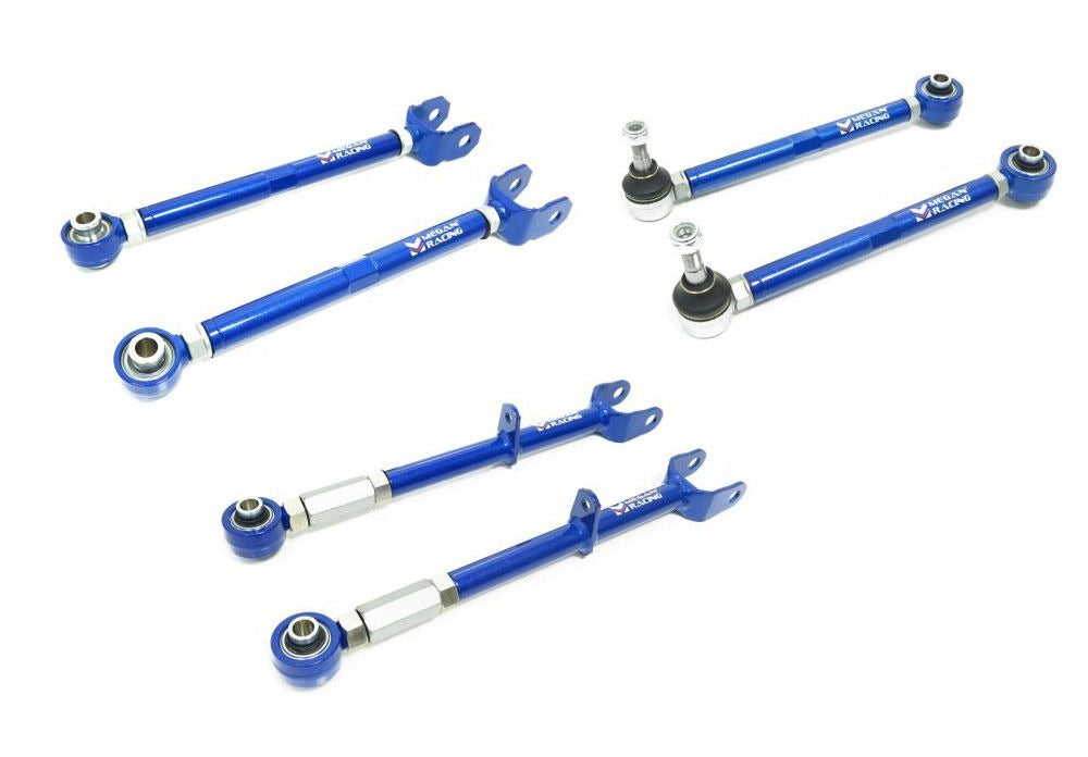 MEGAN 6pc Rear Lower Camber +Trailing +Toe Control Arm for Cressida MX83 88-92