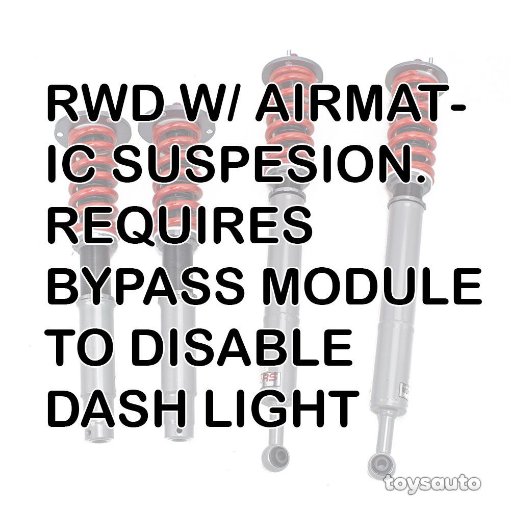 Godspeed MonoRS Coilover Shock+Spring for Benz W220 *RWD w/Air S430 S500 00-06