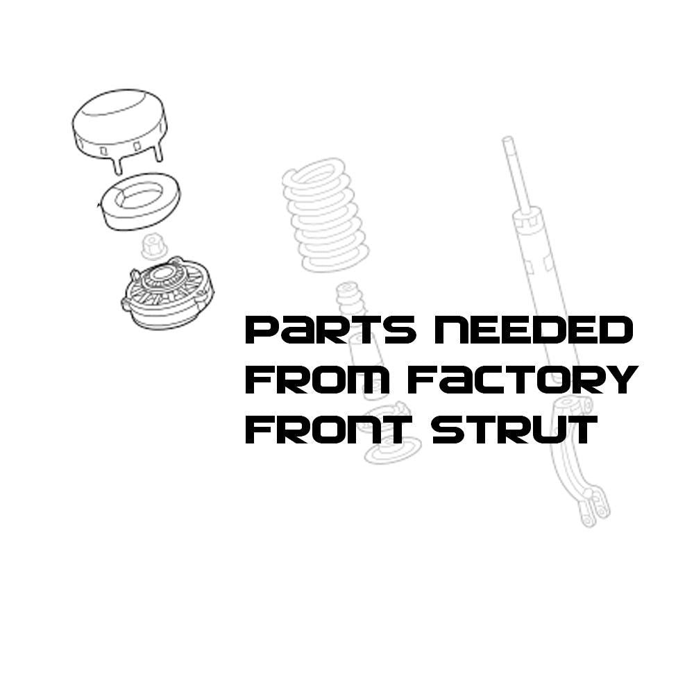 Godspeed MonoSS Coilover Shock+Spring for 53mm Audi A4 S4 B9 A5 S5 18-19 w/o EDC