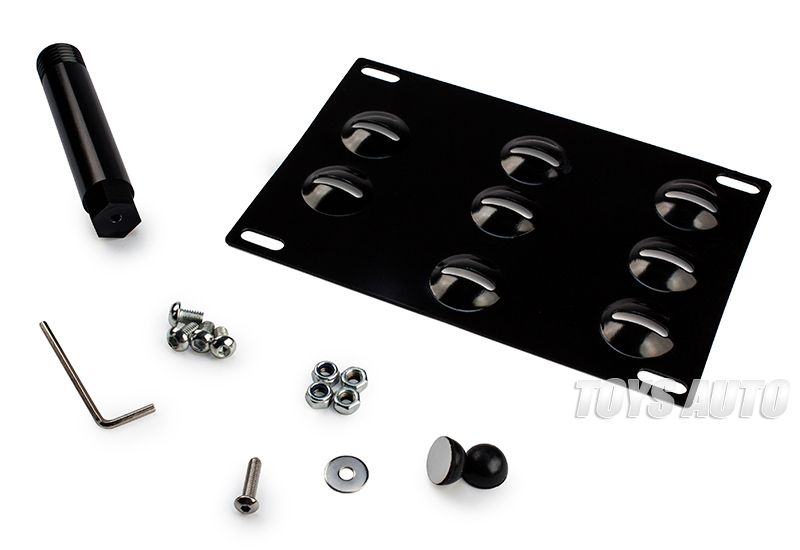 Rev9 JDM Tow License Plate Mount Bracket Adapter Holder for 350z Z33 05-08