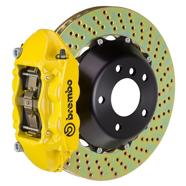 Brembo Rear GT Brake 4Pot GT-R 345x28 Drill Disc Porsche 911 964 C2 3.6 Turbo