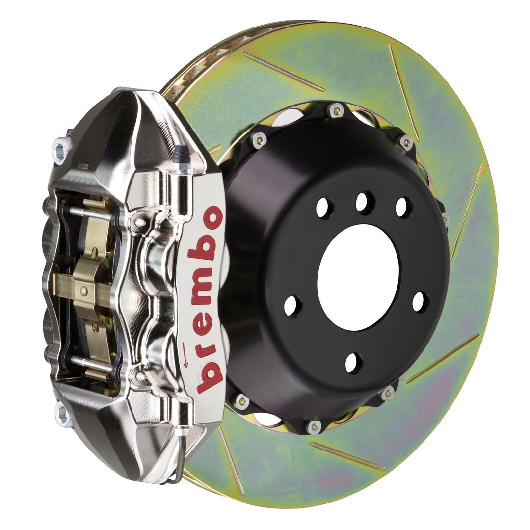 Brembo Rear GT Big Brake 4P Caliper GT-R 345x28 Slot Rotor Porsche 986 Boxster