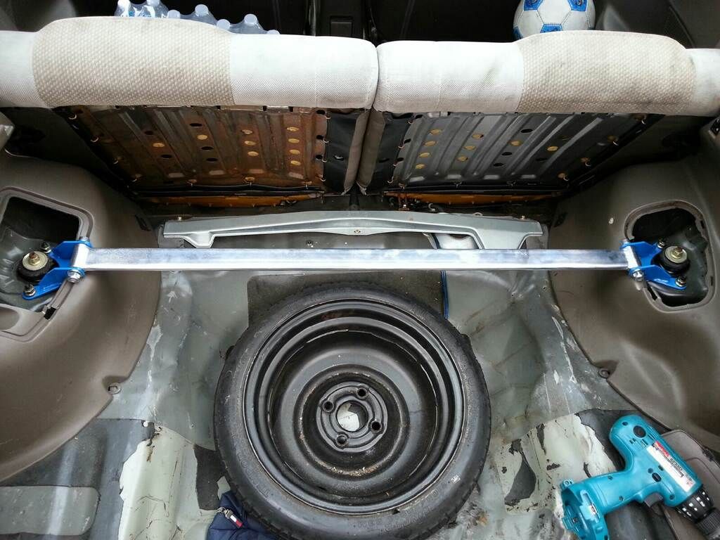 MEGAN Race Spec Rear Strut Tower Bar Brace Civic CRX 88-00 Integra 90-01