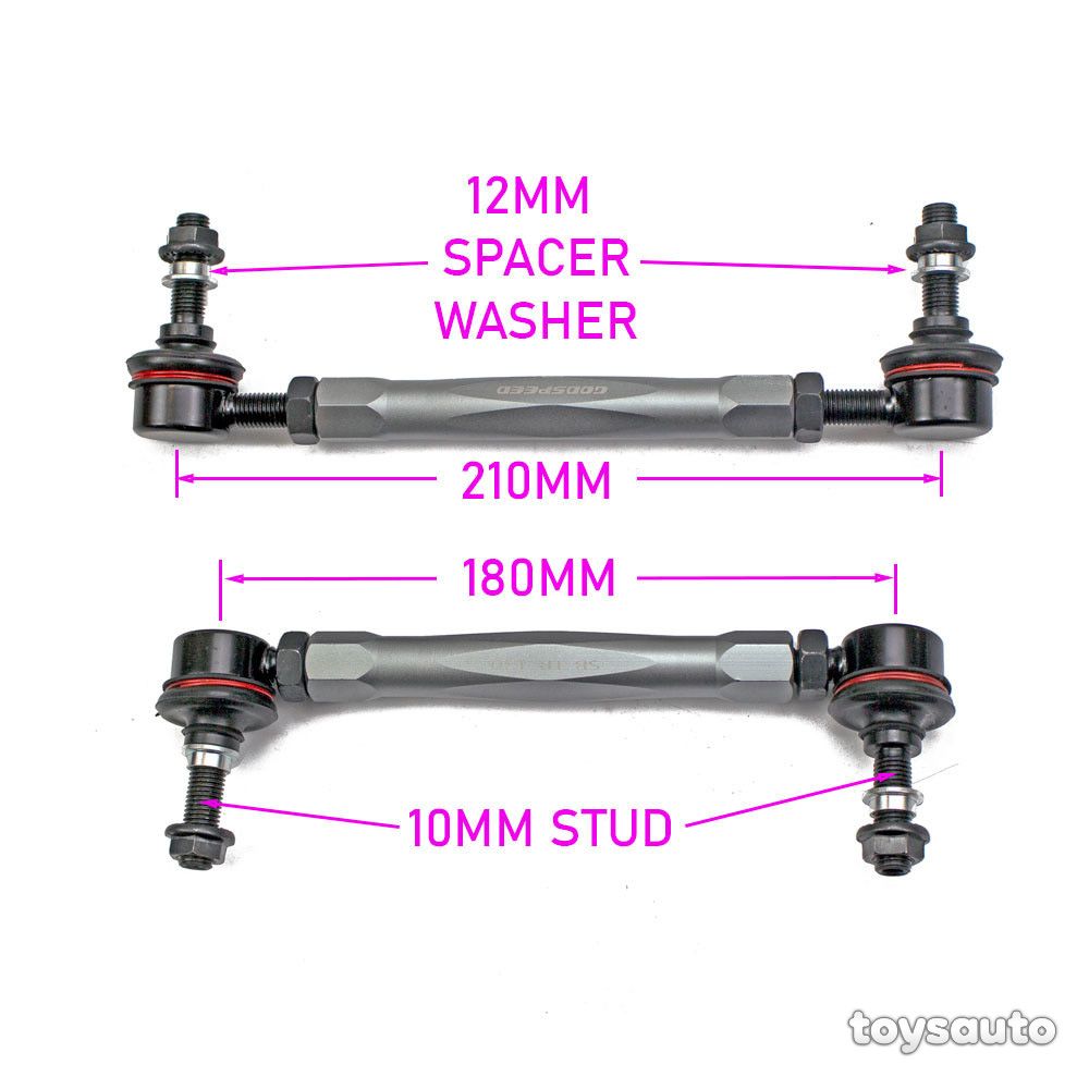 Godspeed Front Swaybar Sway Bar Link for Toyota 86 17+ BRZ 13-17 FRS FR-S 13-20