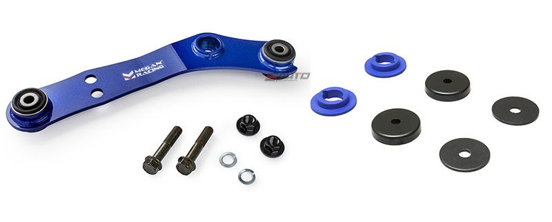 MEGAN Rear Diff Differential Mount Stopper+Support Bar for BRZ FRS FR-S 86 13-18