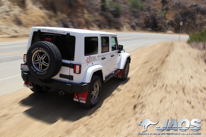 JAOS Front + Rear *Red Mud Guard3 Guard Flap for Jeep Wrangler JK 07-18 2/4Door