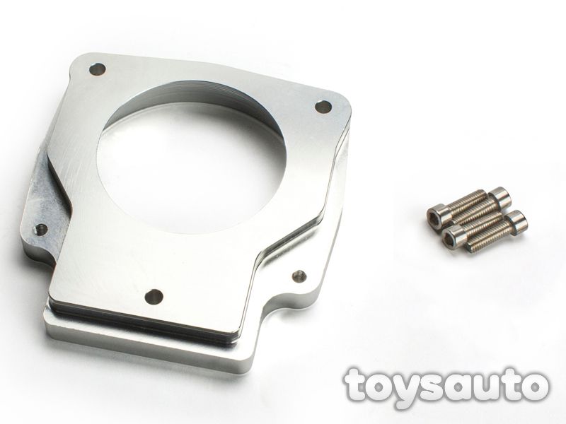Rev9 92mm 3 to 4 Bolt Aluminum Throttle Body Adapter LS1 LS6 GMC Chevy Pontiac