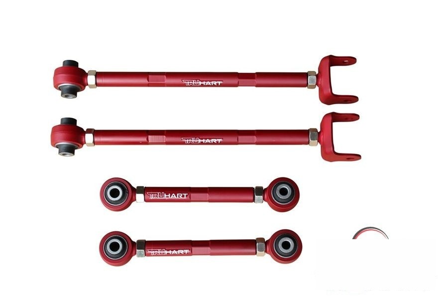 TruHart 4pc Rear Camber + Toe Control Arm for Accord 08-16 TSX 09-13 TL 09-13