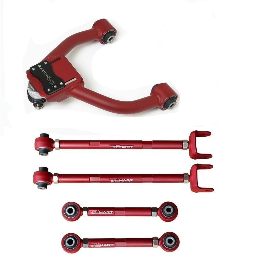 TruHart 6pc Front + Rear Camber + Toe Control Arm for Honda Accord 08-12