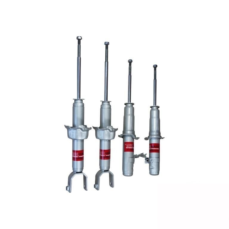 TruHart 2"F/2"R Lower Spring + Sport Strut Shock for Accord 03-07 TL TSX 04-08